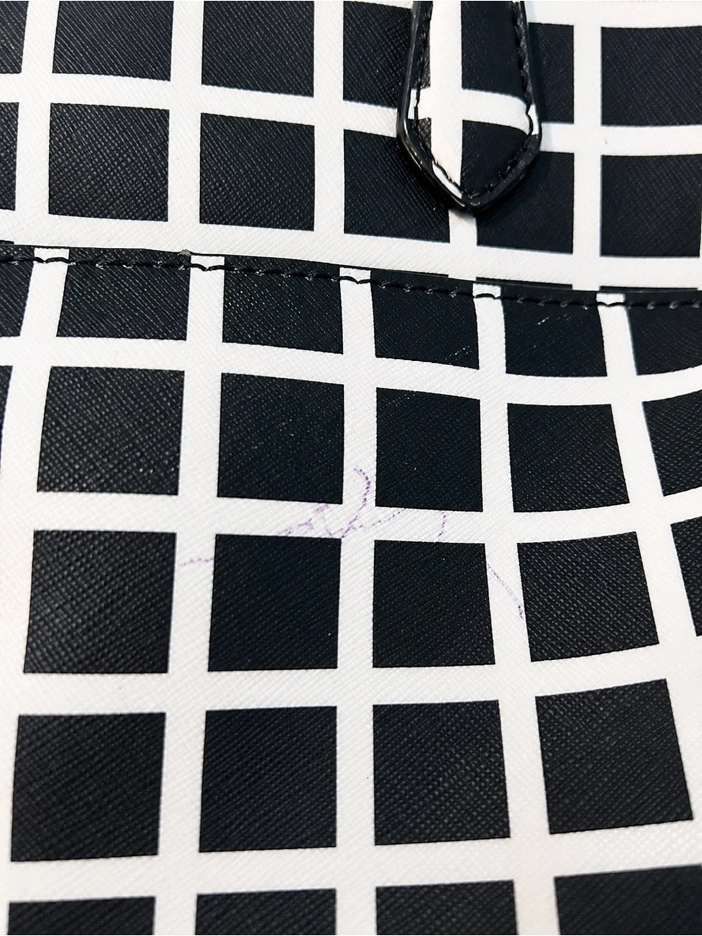 kate spade Black and White Grid Print Tote